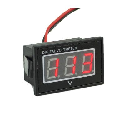 China DC4.5-150V Digital Voltmeter Panel Voltage Meter Waterproof LED Meter Dose 0.56