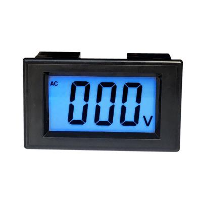 China Electronic Monitoring 0-199.9V 68x38mm Mini Digital Display Blue Voltage Tester Measure AC0-200V Volt Meter LCD Detector for sale