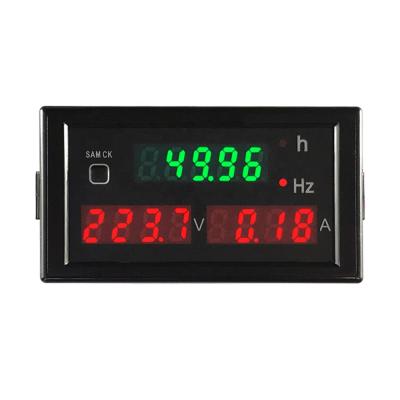 China Digital Multimeter AC 80-300V 100A Voltage Amperage 45.00-65.00Hz Frequency Meter AC Volt Amp Tester Monitor LED Display 76*39mm for sale