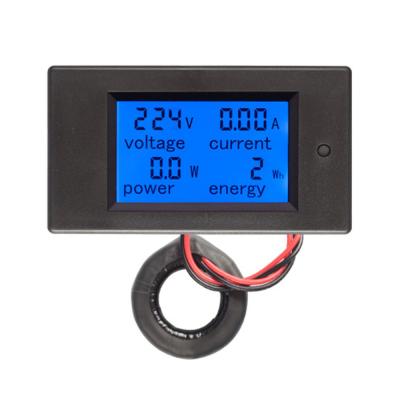 China Digital Multimeter AC 80-260V 100A Voltage Ampere Power Energy Meter Voltmeter Ammeter Voltmeter Watt Meter 84.6 x 44.6mm for sale