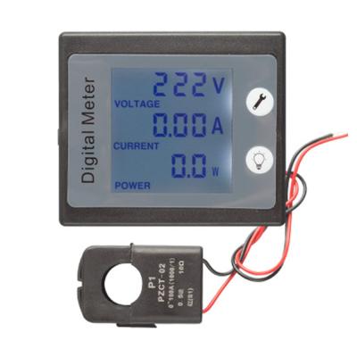 China AC Multimeter Digital Multimeter With CT 80-260V 100A Ammeter Voltmeter Power Watt Indicator Energy Tester Measurement ET537082388016OCT Large Choice for sale