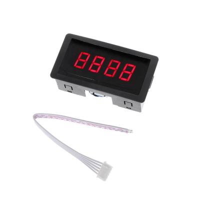 China DC LED Digital Display 4 Digit 0-9999 Highest / Lowest / Minus Panel Counter Meter Red 8 x 4 x 2.5cm / 3.1 x 1.5 x 0.9inch for sale