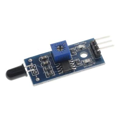 China IR Flame Detector 3 Wire Flame Detection Sensor IR Module Flame Sensor Module Infrared Detector for sale