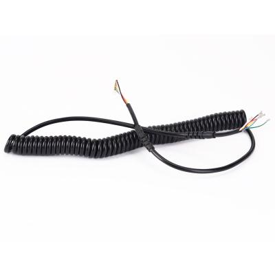 China MP3/MP4 Player Customize High Flexibility Helix Cable Assembly Spring Wire Winding Harness For Phone for sale