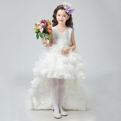 China Customized Anti-wrinkle High-end Treatment Children's Dress Piano Performance Princess Skirt for sale