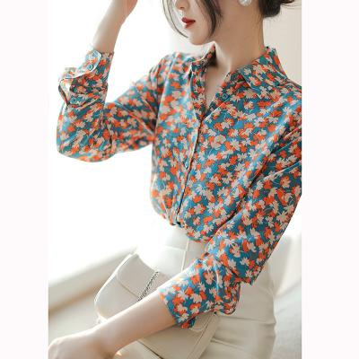 China Anti-pilling New Summer 2023 Long Spring/Sleeve Shirt Pair With Loose Top Inside Out for sale