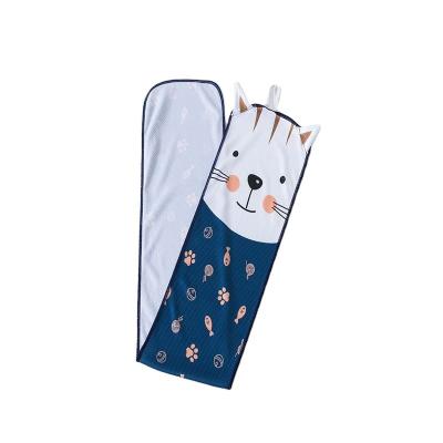 China Child-Proof 3d cartoon child cooling face towels for hotel logo printing customized pattern design for sale