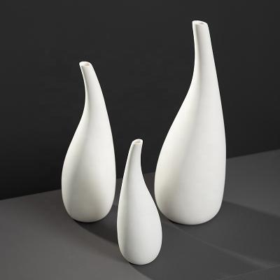 China High-grade creative Nordic simple minimalist Art Ceramic Vase For Home decoration indoor living room for sale