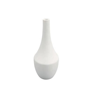 China White Ceramic Bedroom Vase Minimalist Minimalist Interior Decoration Accessories for Home Decoration for sale