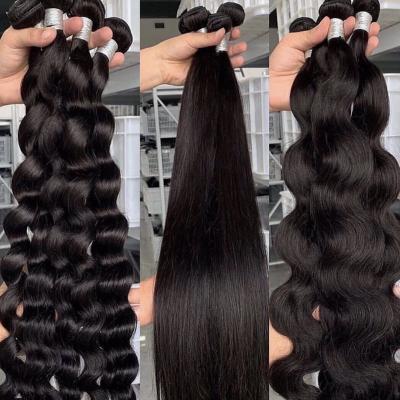 China Factory Wholesale Silky Straight Wave Cuticle Aligned Virgin Human Hair Bundles Cambodian Human Hair Bundles Seller for sale