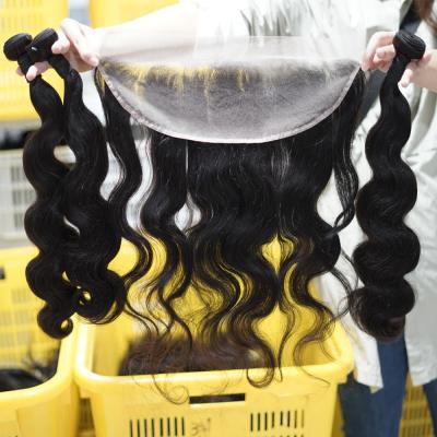 China Silky Straight Wave Bundles and Closure Set,HD Closure Lace Fronts Virgin Hair Wholesale Vendors,Hair Bundles with HD Lace Closure for sale