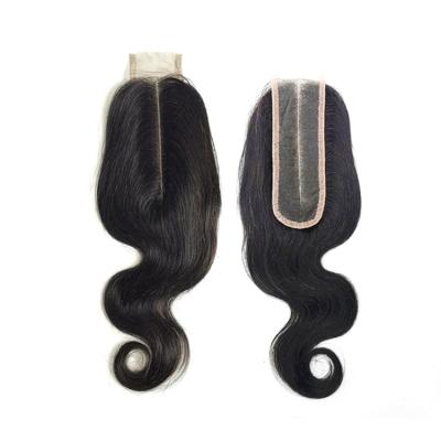 China Medium Deep Deep Wave Kim K Kardashian 2x6 Part Hair Closure Long , Pre Plucked Hair Closure With Baby Hair for sale