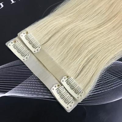 China Alibaba Highlight Remy Double Drawn PU Silky Straight Clip-in-Online-Shopping Wholesale-Human-Hair-Extensions Wave In Hair Extension for sale