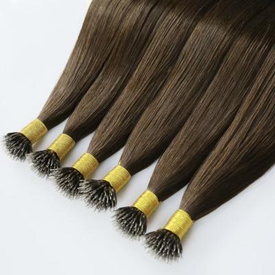 China 100% Nano Metal Tip Hair Extension Wave Ring Seamless Extension Wholesale Silky Straight Hair Ring European Nano Har for sale