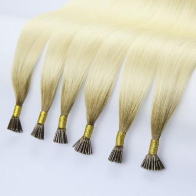 China FB China factory big current hot sale 100% whole wave silky straight remy hair extensions I tip yaki I raw virgin I tip Burmese hair tip for sale