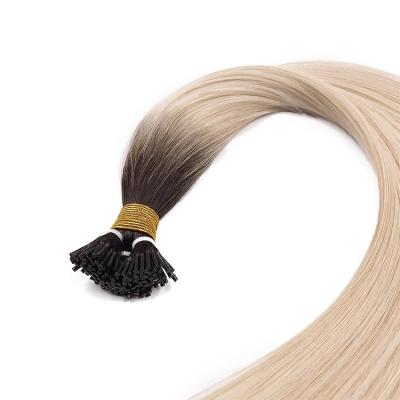 China Prebonded silky straight wave hot I whole tip curly straight raw indian hair extensions itip microlink hair extensions itip extensions for sale