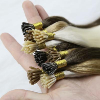 China Wholesale Cuticle I-Tip Intact Hair Extension Customized Wholesale Good Indian Curly Curly Raw Indian Hair Itip Extensions I Tip Hair Itip Extensions quality of extensions I for sale