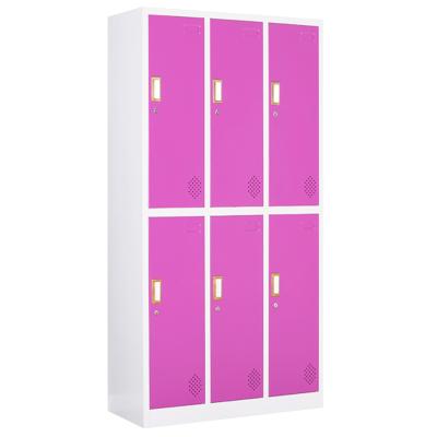 China Wholesale Cheap Price School Office School Home Office Metal 6 Storage Locker for sale