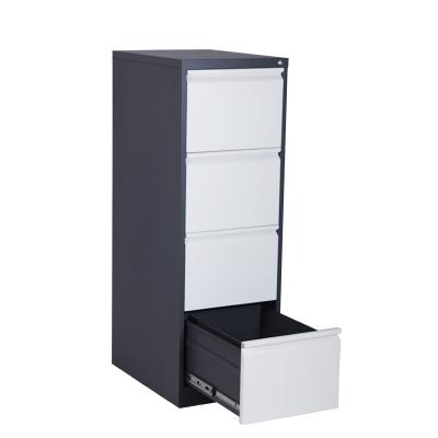 China Best Quality Storage Office Furniture Foldable Steel Filing Cabinet 4 Drawer Foldable Under Desk Equipment for sale