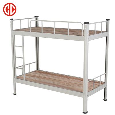 China Modern good quality metal double bunk bed for school home for sale