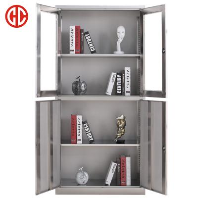 China (Other) best selling 304 stainless steel cabinet door metal adjustable glass storage cabinet for sale