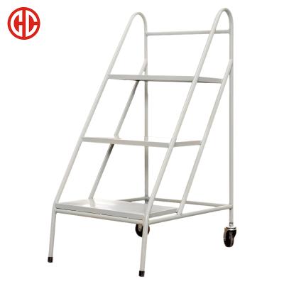 China (Other) adjustable stable white book cart with wheel modern design book cart for sale for sale