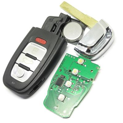 China Use For A-udi Kydz 754C 315Mhz Full Button Remote Key Model A4L Q5 3+1 With Logo Car Key Remote Control for sale