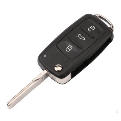 China Use for Car Modified Flip AF VW 3 Buttons Flip 434MHz id48 Remote Master Chip FOB Remote Folding Key for sale