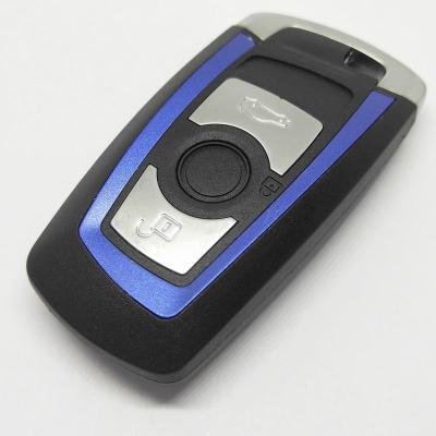 China Use for Red Silver Blade Smart Car Key Lock Pick 4 Buttons Remote Edge Master Case with Backup Key Blade in Blue for sale