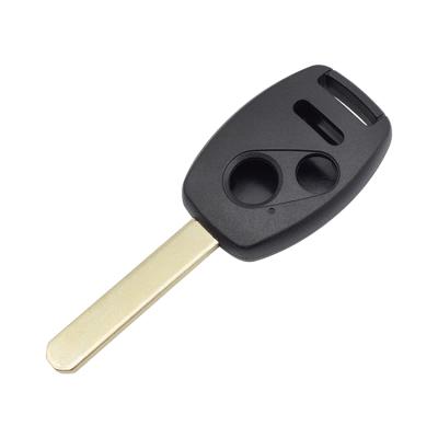 China Use For Car 2+1 Button White Remote Key Shell For Honda With Key Fobs Folding Flip Remote Key Shell Cover for sale