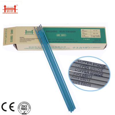 China Low Carbon Steel Structure Steel Welding Electrodes Rod Aws E6013 E7018 E6011 for sale