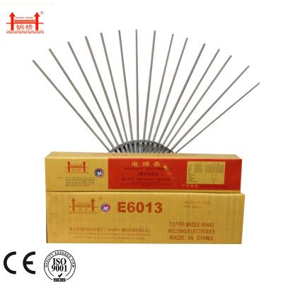 China Chinese Factory Hot Sale AWS E6013 Copper Welding Electrodes Rods for sale