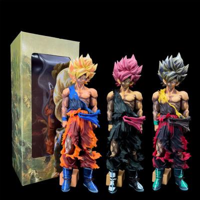 China The Modern High Quality 33CM Anime Dragon Monkey King Ball Stars Broly Of Oil Painting Figure For Gifts for sale