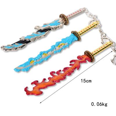 China High Quality Wholesale Cosplay Weapon Sword Metal Model Kimetsu No Yaiba Demon Slayer Main Anime for sale