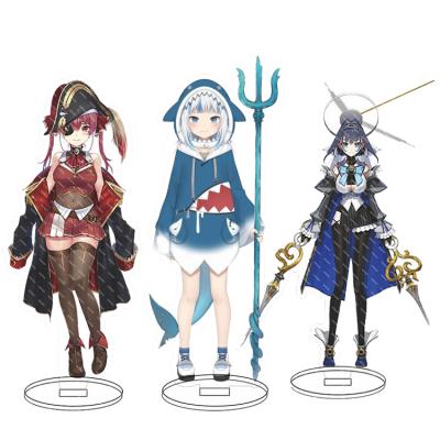 China High Quality Cosplay All Character Inugami Korone Hosimati Suisei Hololive Figure Anime Acrylic Stand Card for sale