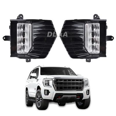 China Plastic DLAA GM1075-LED For GMC Yukon 2021 10W Led Fog Lamp Headlight Fog Lamps Led Hi Power Fog Lamp for sale