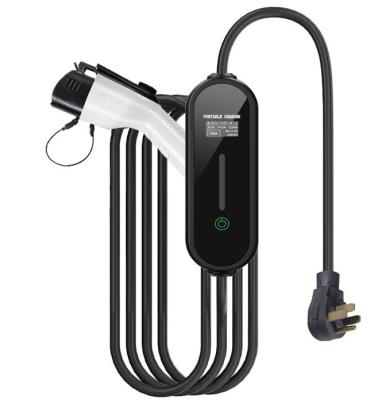 China PC9330 32A Type 1 Leve2 1 AC Charger 7KW Ev Charger American Portable Electric Vehicle Car Charger for sale