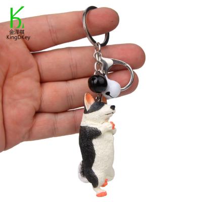 China Decoration Factory Price Yoga Decoration For Promotion Gifts Keychain Resin Cute Mini Animal Doll Key Chain for sale