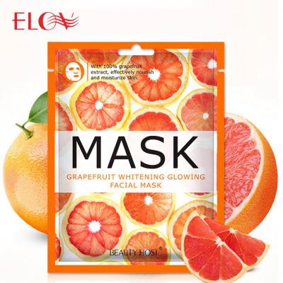 China Sheet 100% Natural Fruit Whitening Hydration Facial Mask From Moisturizer Factory Wholesale Best Price for sale