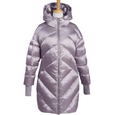 China New Breathable Plus Size Coat Down Jacket Rib Sleeve Clothes Women Winter Clothes for sale