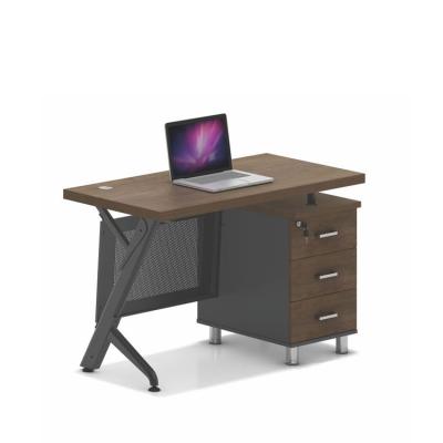 China (Size) modern high quality thickened adjustable melamine board wood computer table small desk for sale