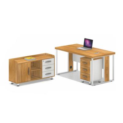 China Modern L Shaped Executive Office Beauty Desk Panel Computer Desk Side Table Wood Executive Desk for sale