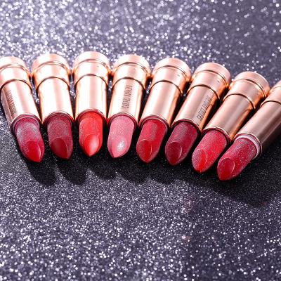 China Waterproof Multi Color Diamond Lipstick Long Lasting Without Optional Wipe Moisturize Lipstick for sale