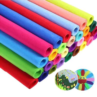 China 100% new breathable non woven fabric wool polyester wadding exhibition purse hard felt Aramid reuse needle punched nonwoven fabric for sale