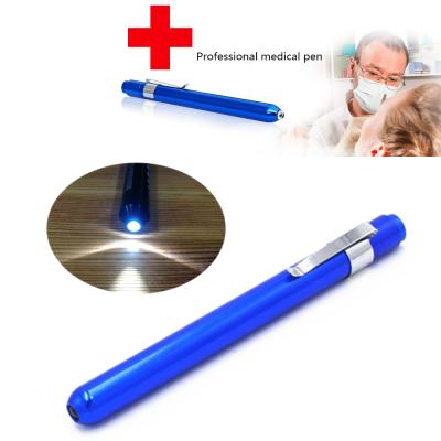 China Emergency Factory OEM Mini Medical Torch Light Pupil Measurement Aluminum Reusable Nurses Care White LED Pen Light for sale