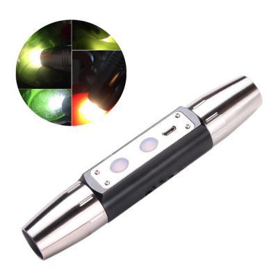 China Camping 6 Lights Blue White Red Yellow UV Flashlight For Gem Amber Jade Identification 365nm 395nm LED Torch for sale