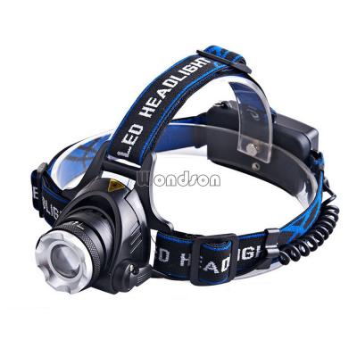 China Super Power 1500LM 3 Modes XML T6 L2 LED Headlights + Camping Charger Adapter for sale