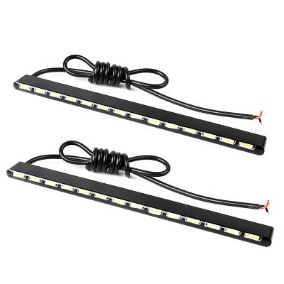 China 18 LED DRL Daytime Running Light Car DC 12V LED Daytime Running Lights Fog Lamp Waterproof Auto DRL Driving Light for sale