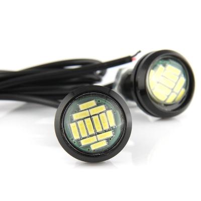 China Wholesale Eagle Eye LED 12V 23mm Green Blue Yellow Red White Daytime Backup 23mm Turn Signal Lamp 4014 Car Running Lights 12SMD for sale