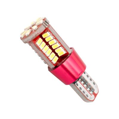 China Super Bright Canbus T10 194 168 W5W 3014 57 Universal Car Light Red Blue LED SMD Side Wedge Auto Parking Wedge License White Orange for sale